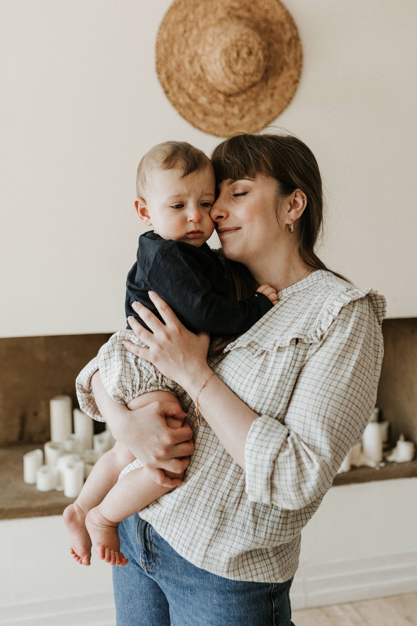 BLOUSE MILK CHECKS