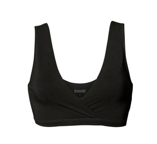 vêtement soutien-gorge brassière couleur noir grossesse et allaitement vue de face marque boob design