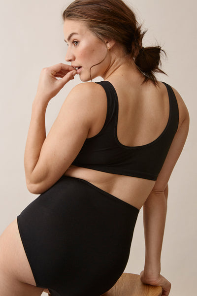 soutien-gorge brassière couleur noir grossesse et allaitement vue de dos marque boob design