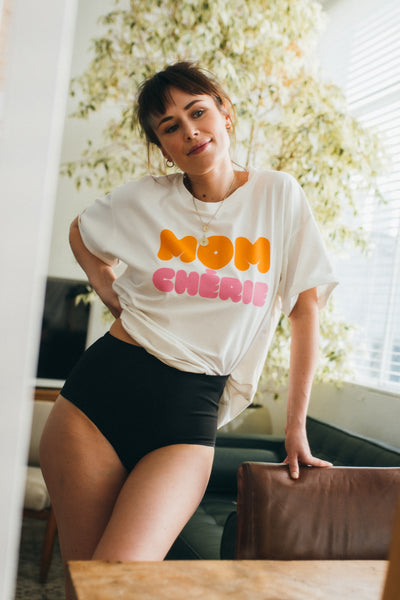 t-shirt mom chérie naternity lifestyle